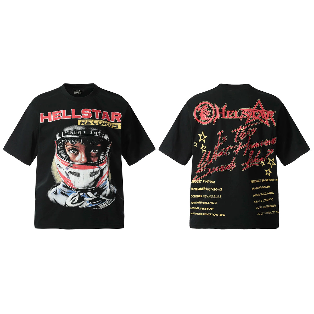 Hellstar Summer Vintage T-Shirt Black