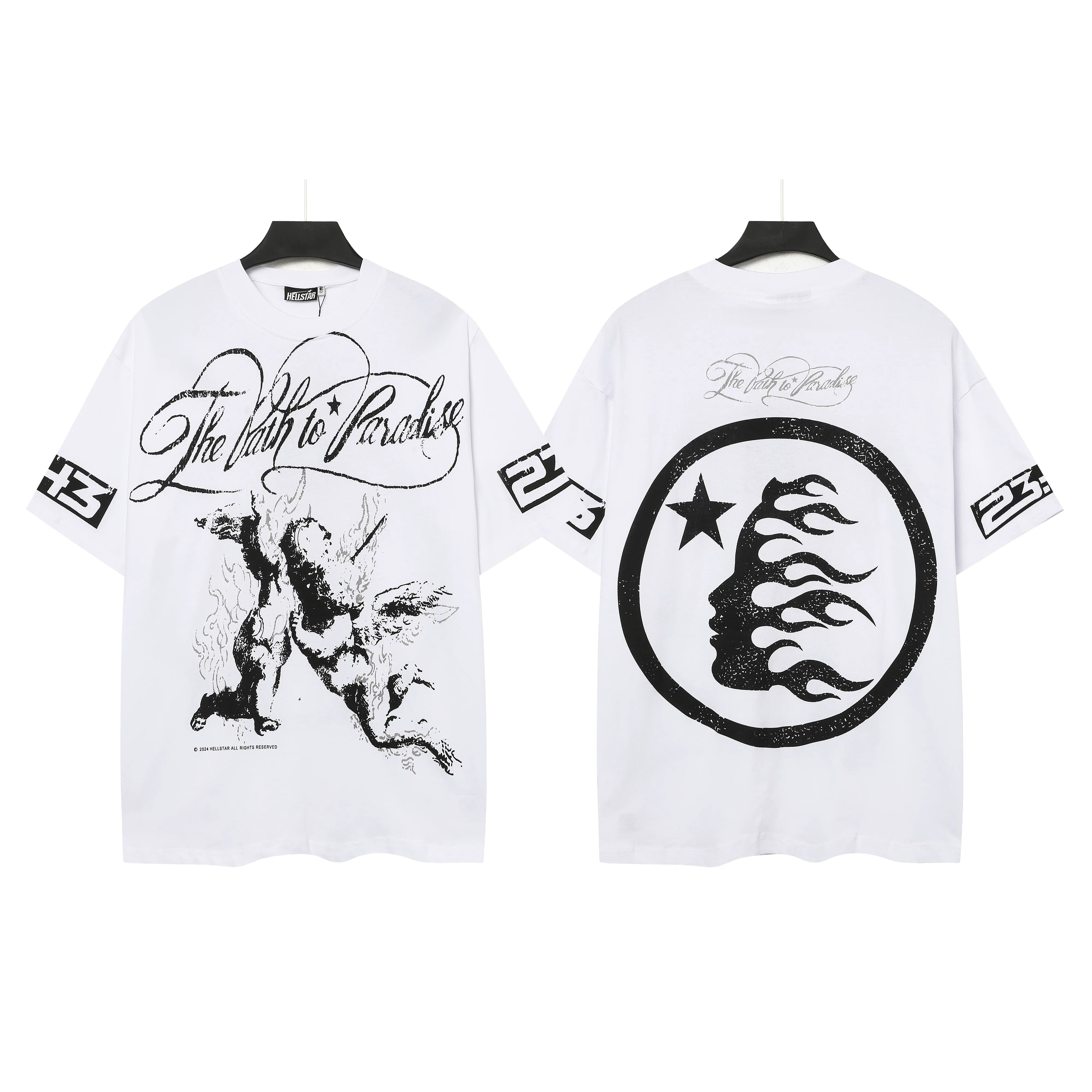 Hellstar Vintage Graffiti T-Shirt White