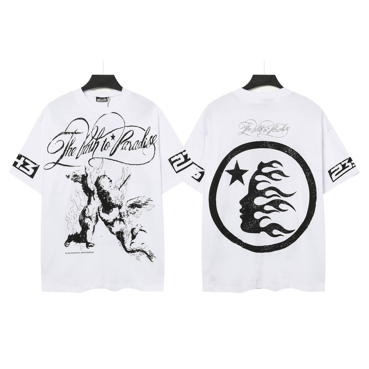 Hellstar Vintage Graffiti T-Shirt White