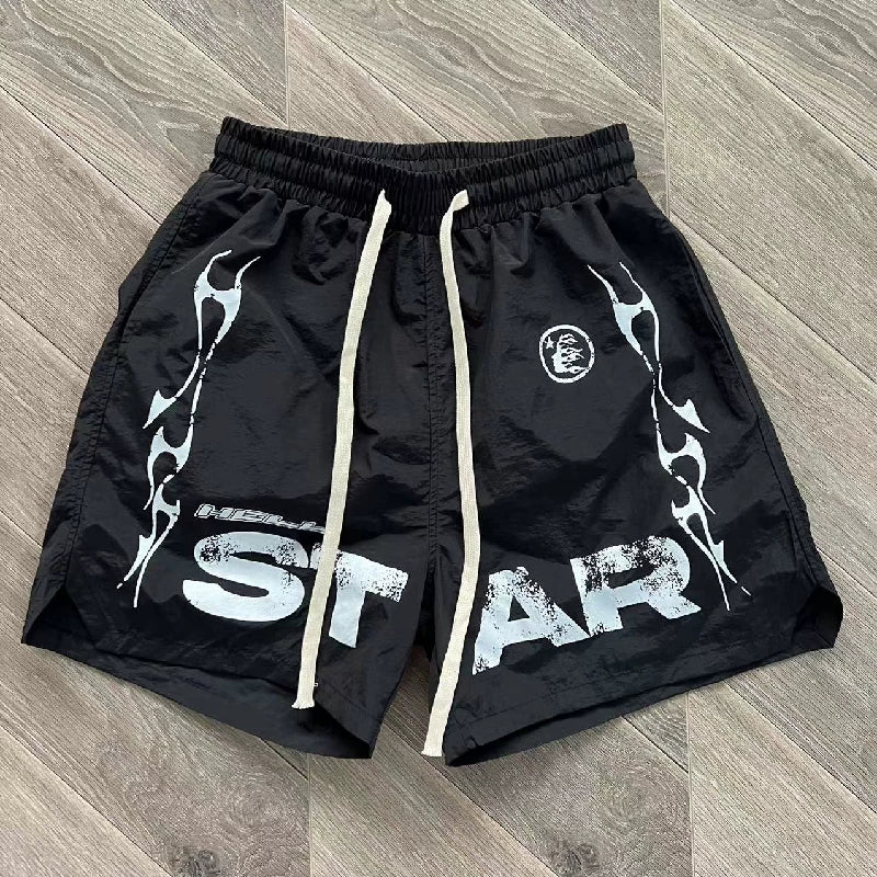 Hellstar Studios Nylon Sports Shorts Black