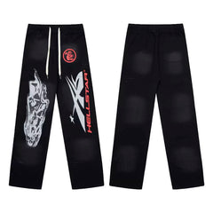 Hellstar Straight Long Pants Black