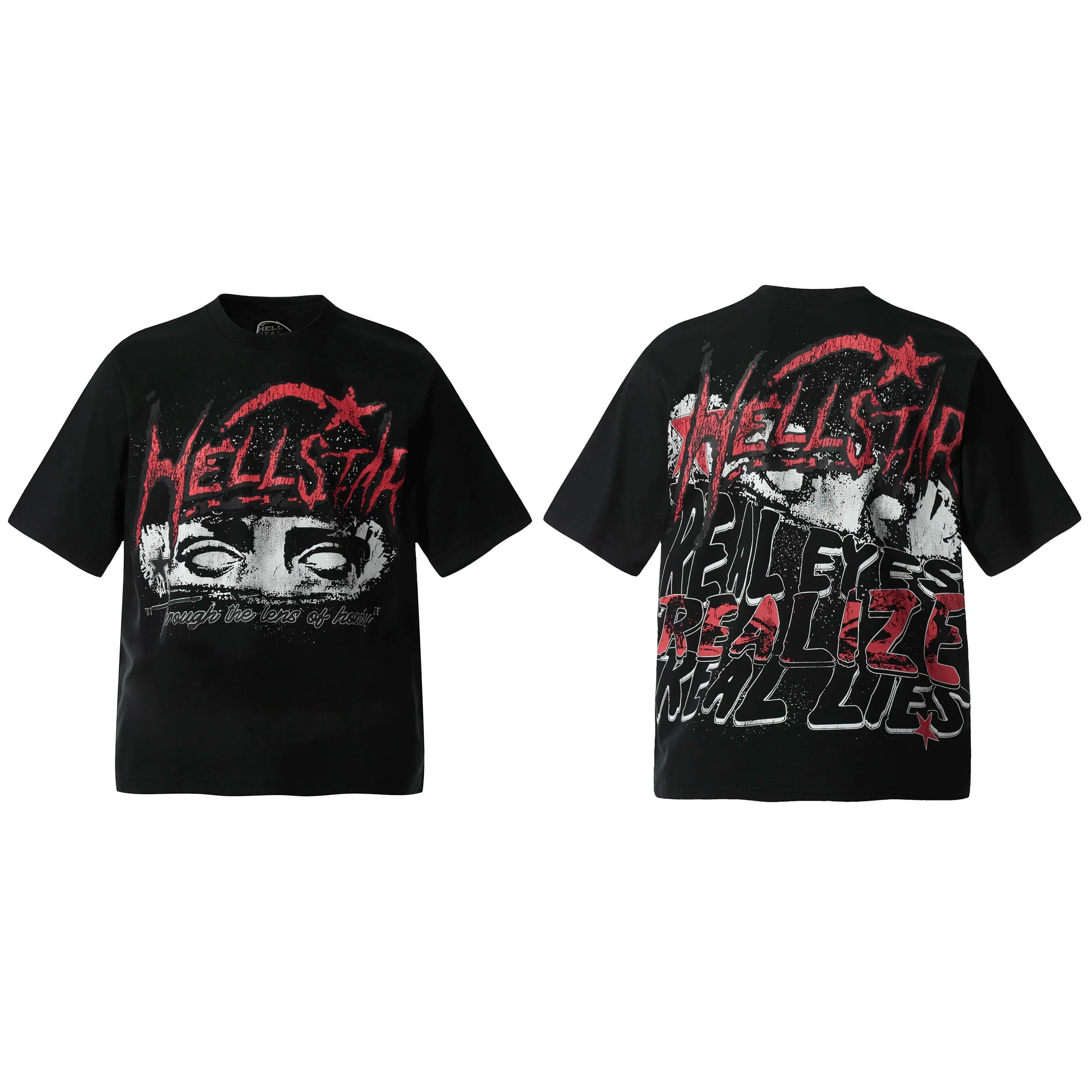 Hellstar Half Sleeve Vintage Tee Black