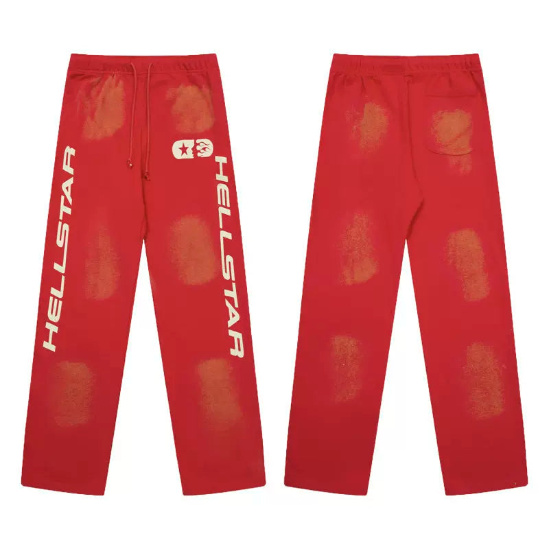 Hellstar Straight Retro Pants Red