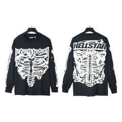 Hellstar Loose Cotton Long Sleeve Black