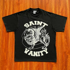 SAINT VANITY Street Letter Graphic Tee
