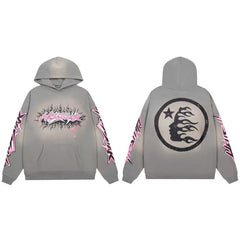 Hellstar Washed Vintage Hoodie Grey
