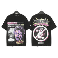 Hellstar American Graffiti Tee Black