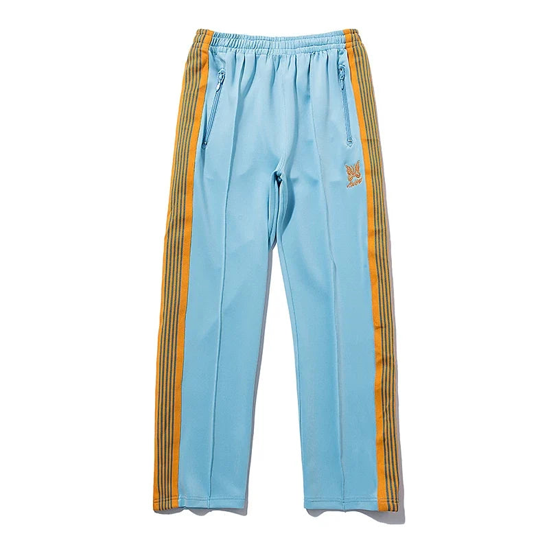 Needles Light Blue Side Stripe Track Pants