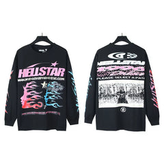 Hellstar Relaxed Cotton LS Tee Black