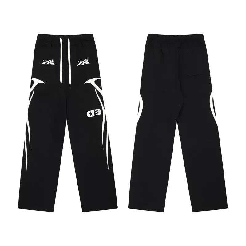 Hellstar Straight Retro Long Pants Black