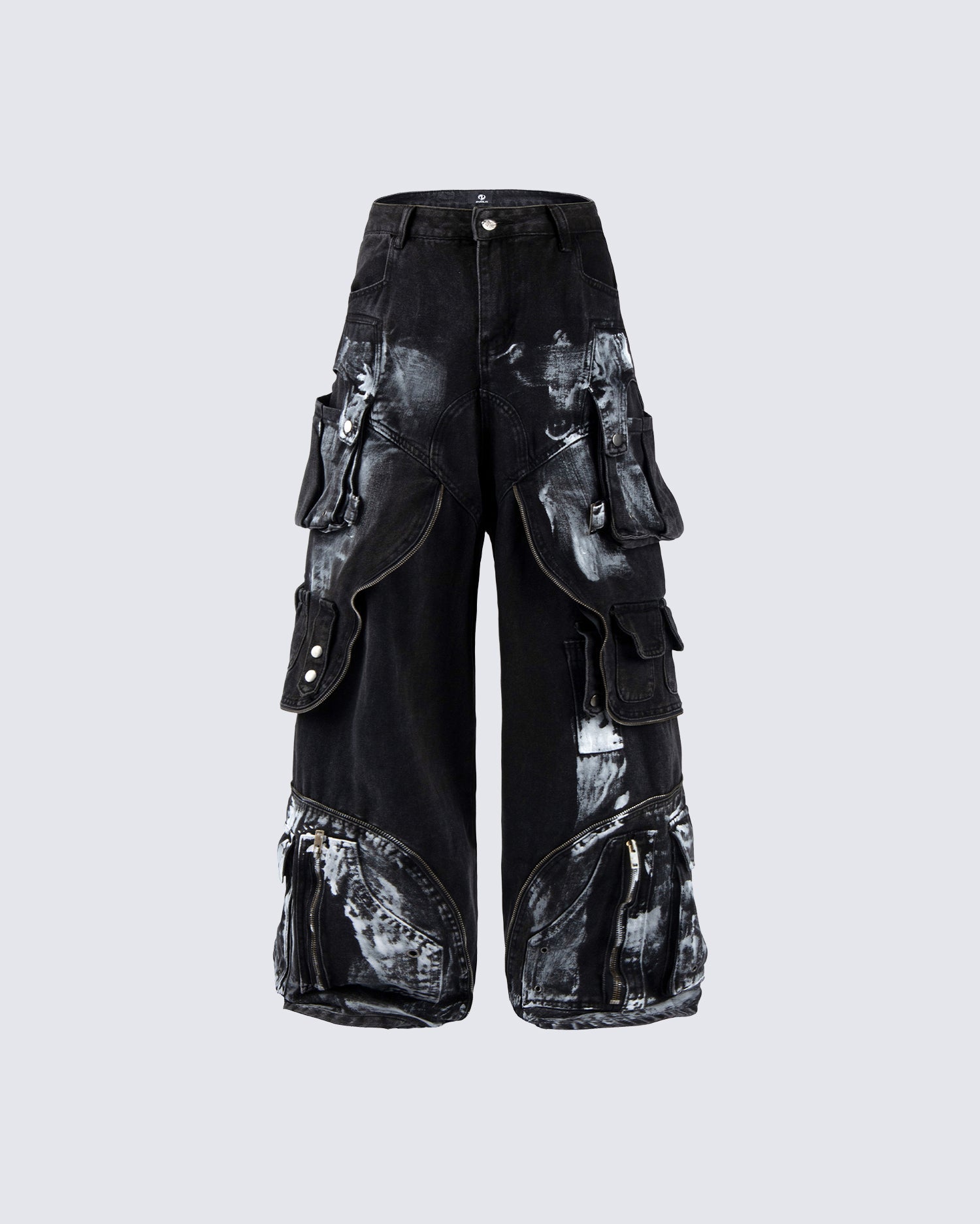 New Washed Multi-Pocket Street Cargo Pants