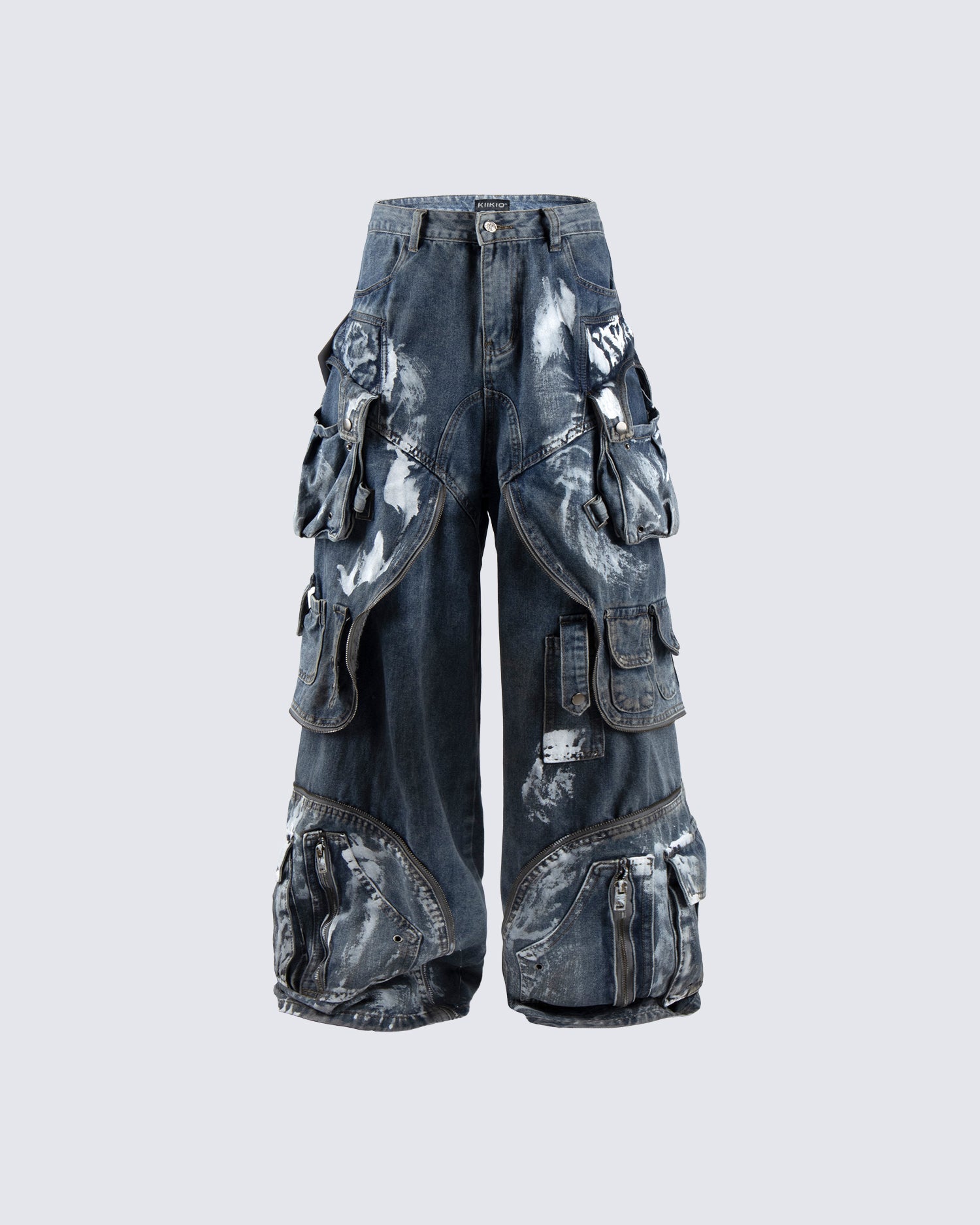 New Washed Multi-Pocket Street Cargo Pants
