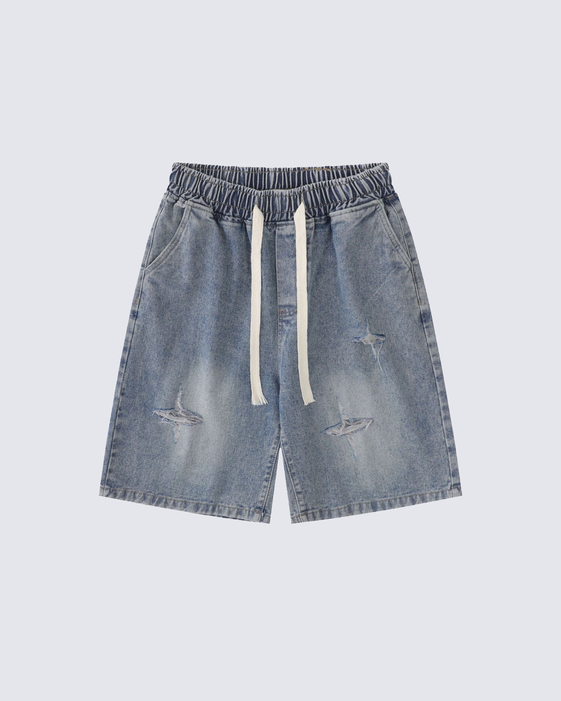 Vintage Washed Tie-Dye Wide-Leg Sweatpants