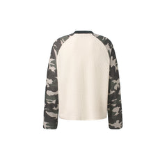 Omirad Camo Sleeve Waffle Long Sleeve