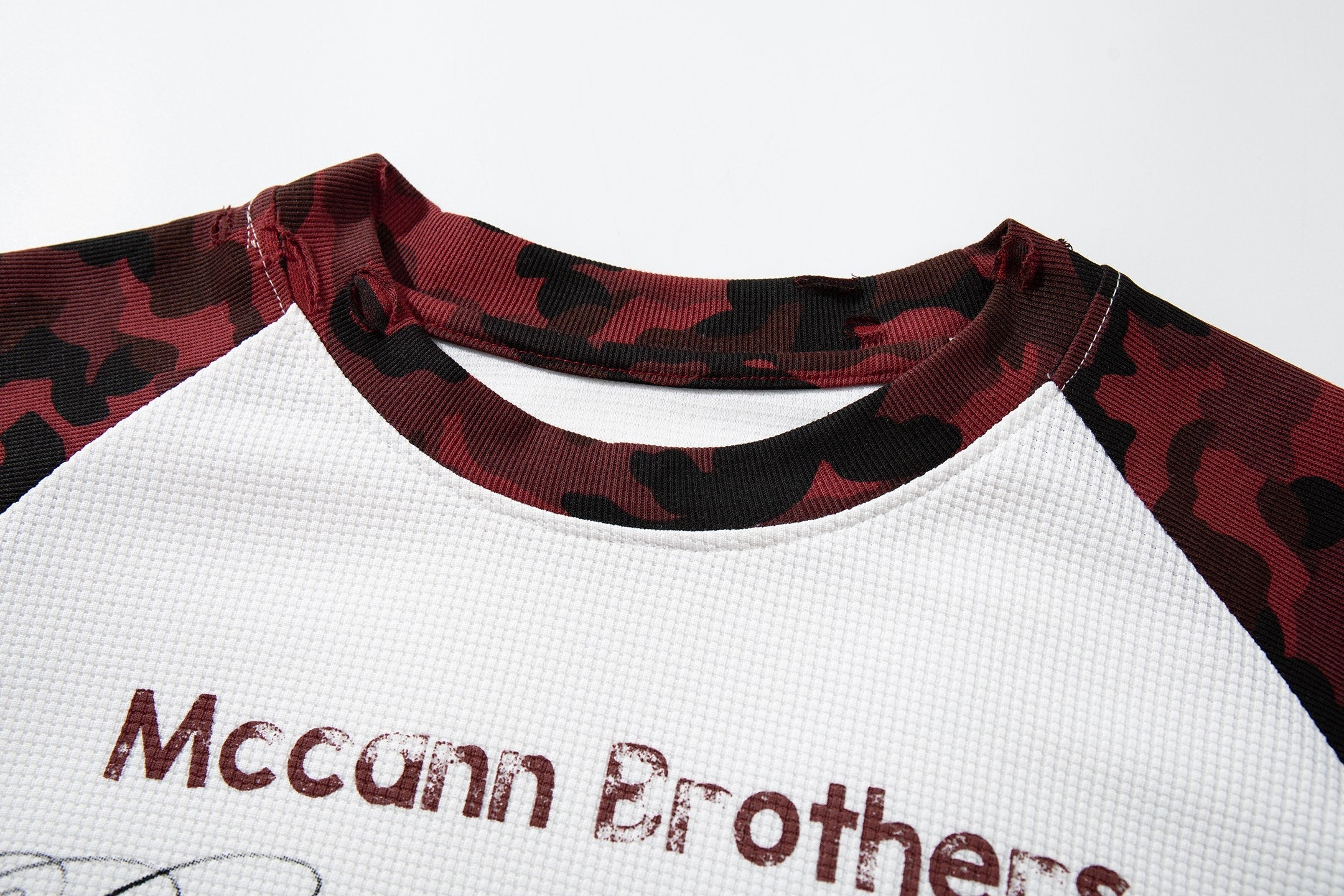 Omirad Camo Raglan Graphic Long Sleeve