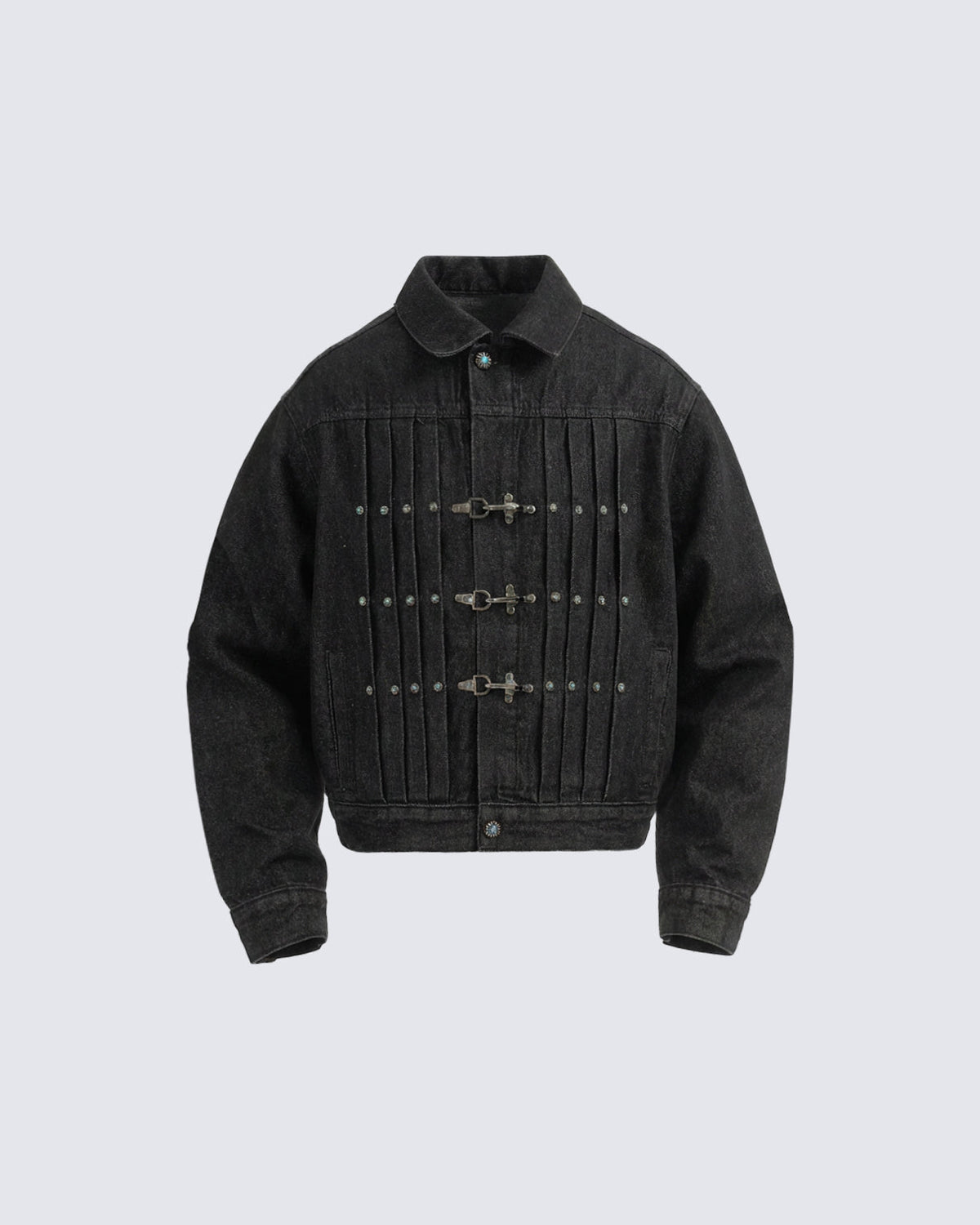 Vintage Flight Buckle Denim Jacket