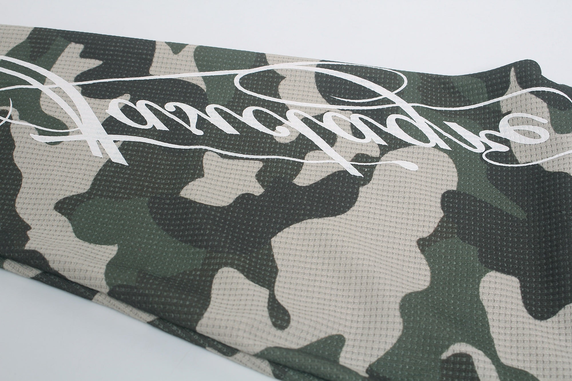 Omirad Camo Sleeve Waffle Long Sleeve