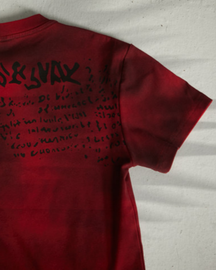 American Distressed Graphic Print Short Sleeve Tee