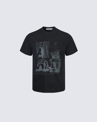 Retro American Street Style Personalized Printed T-Shirt