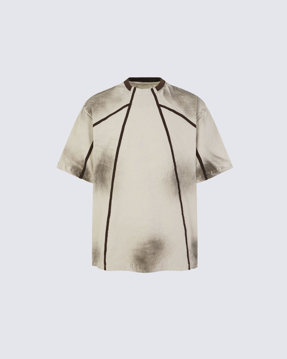 American Vintage Contrast Stitch Graphic Tee