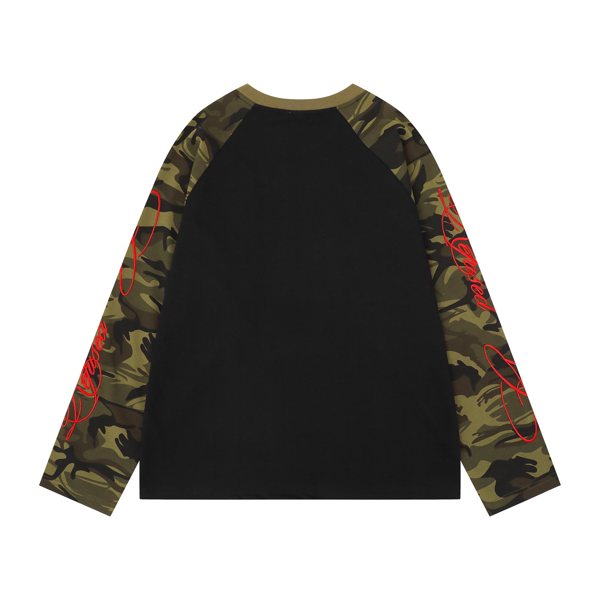 Omirad Camo Sleeve Raglan Long Sleeve Tee