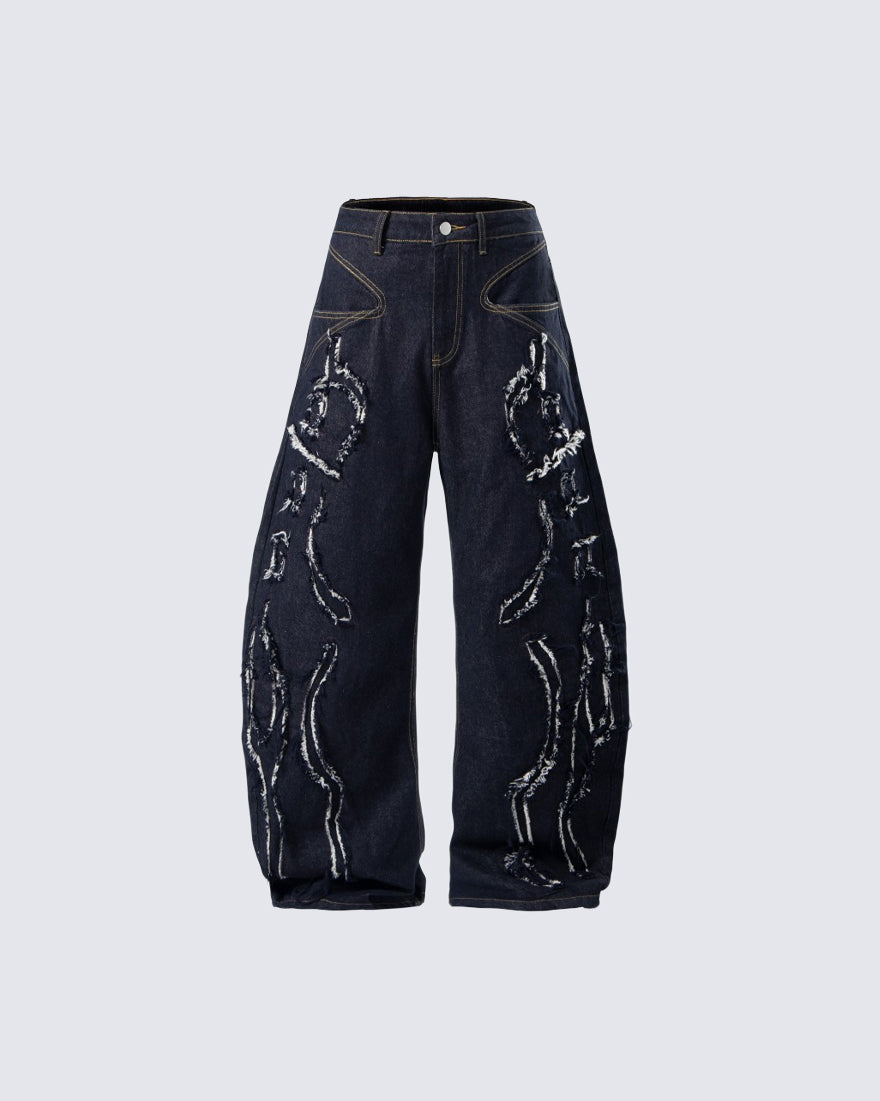 American Heavy-Duty High-Street Bowie Jeans