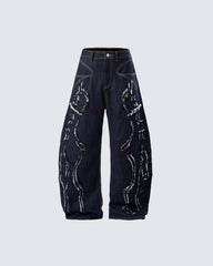 American Heavy-Duty High-Street Bowie Jeans