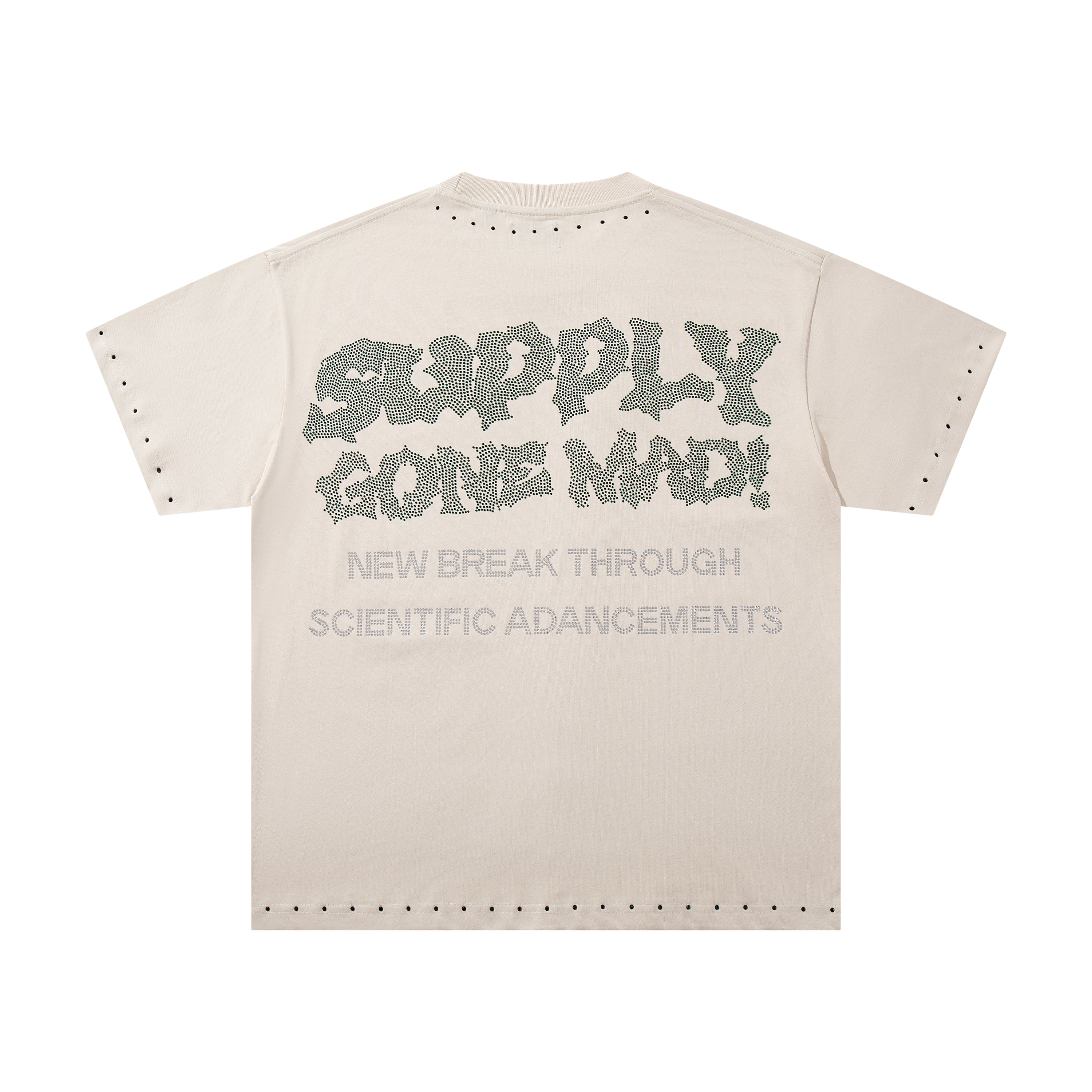 SUPPLY Scientific Advancement Graphic Oversized Cream T-Shirt
