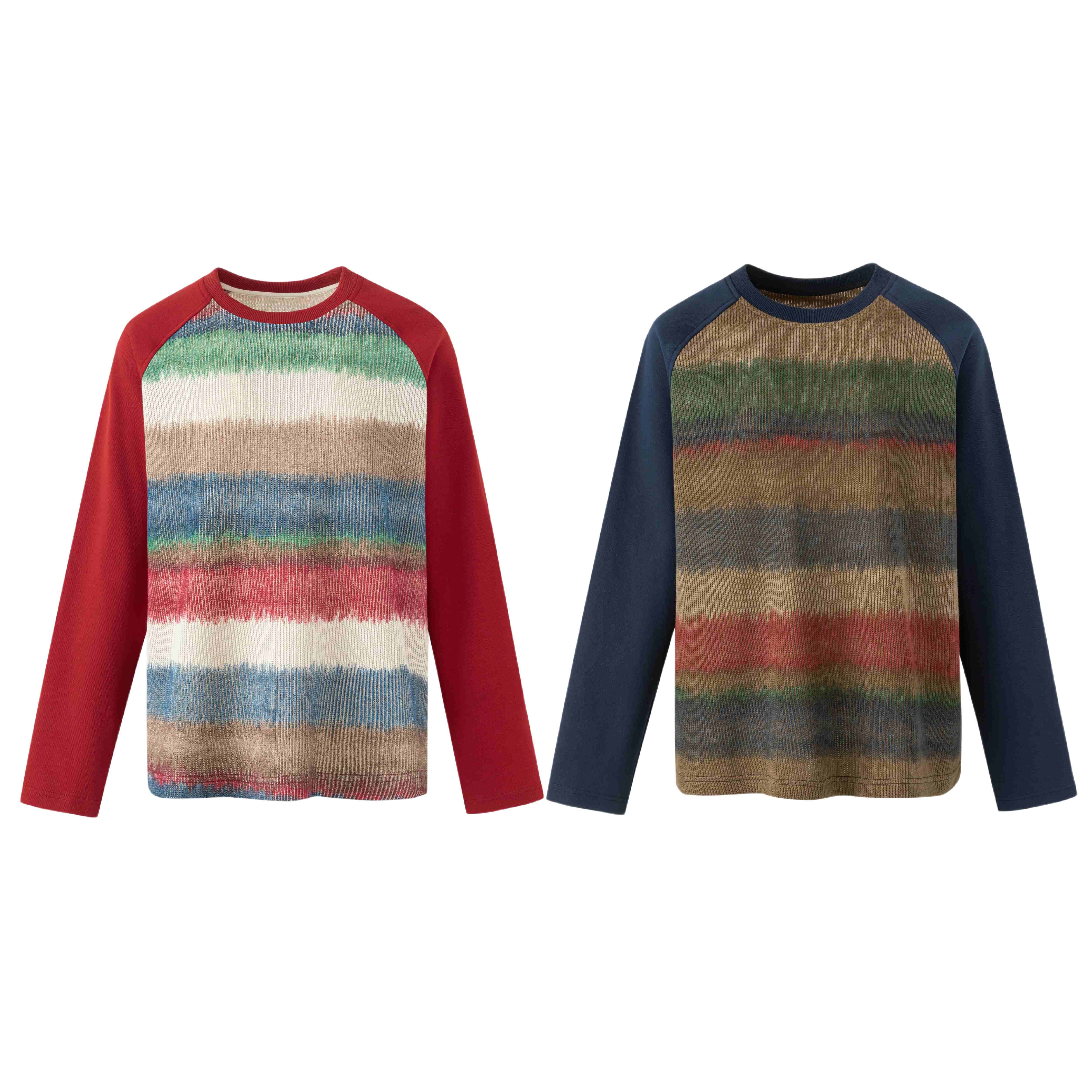 Omirad Vintage Stripe Long Sleeve T-Shirt