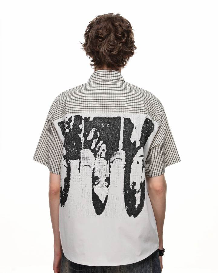 Retro American Plaid Design Shirt