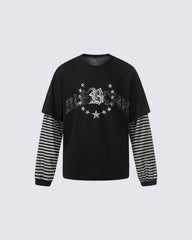 American Vintage Layered Long Sleeve T-Shirt