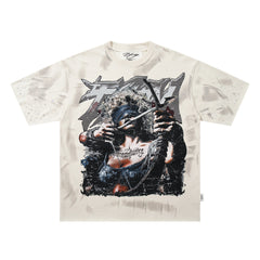 BKYS Dark Graphic Vintage Streetwear Oversized T-Shirt