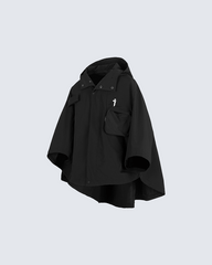 Utility Hooded Cargo Poncho
