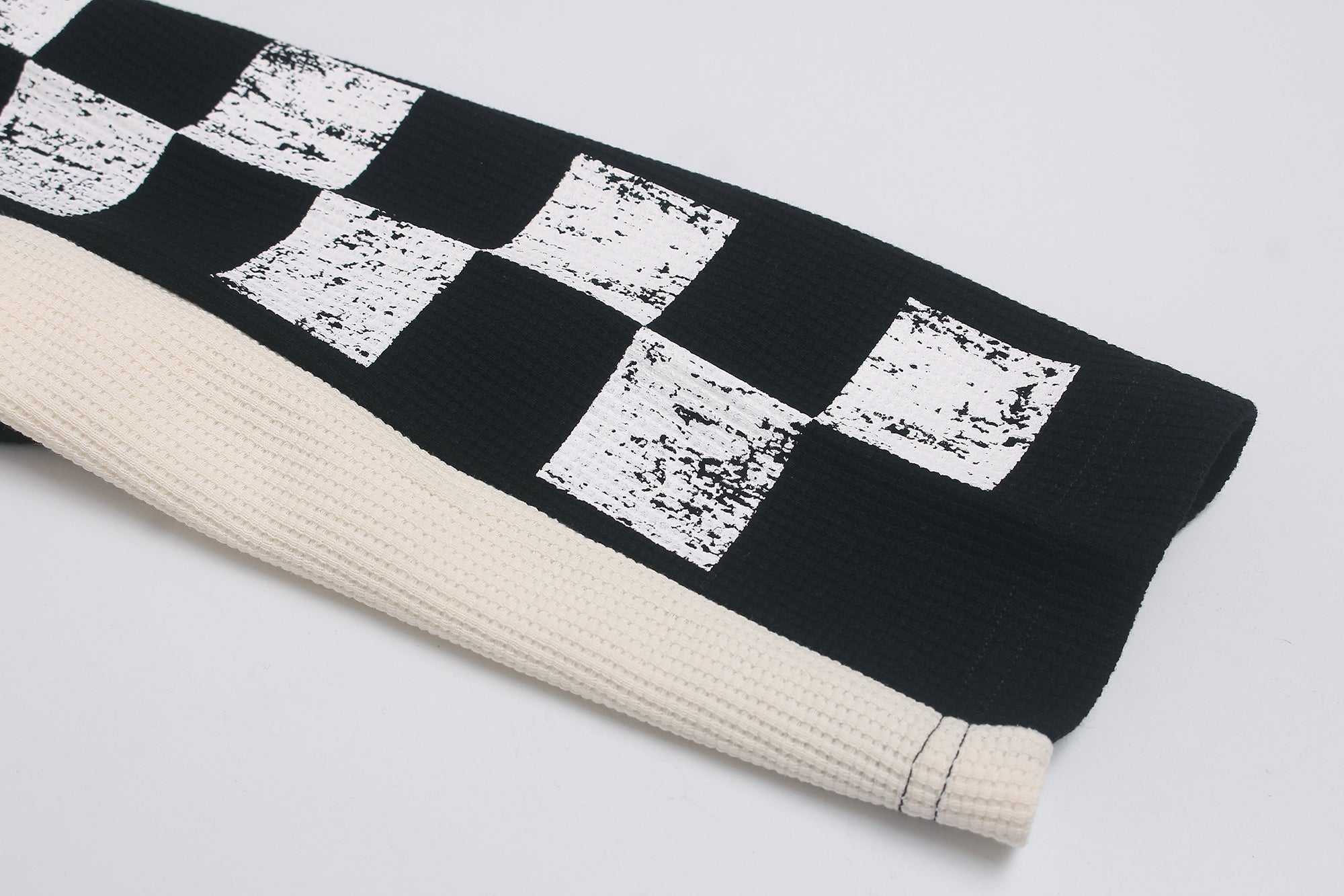 Omirad Vintage Racing Horse Waffle Long Sleeve