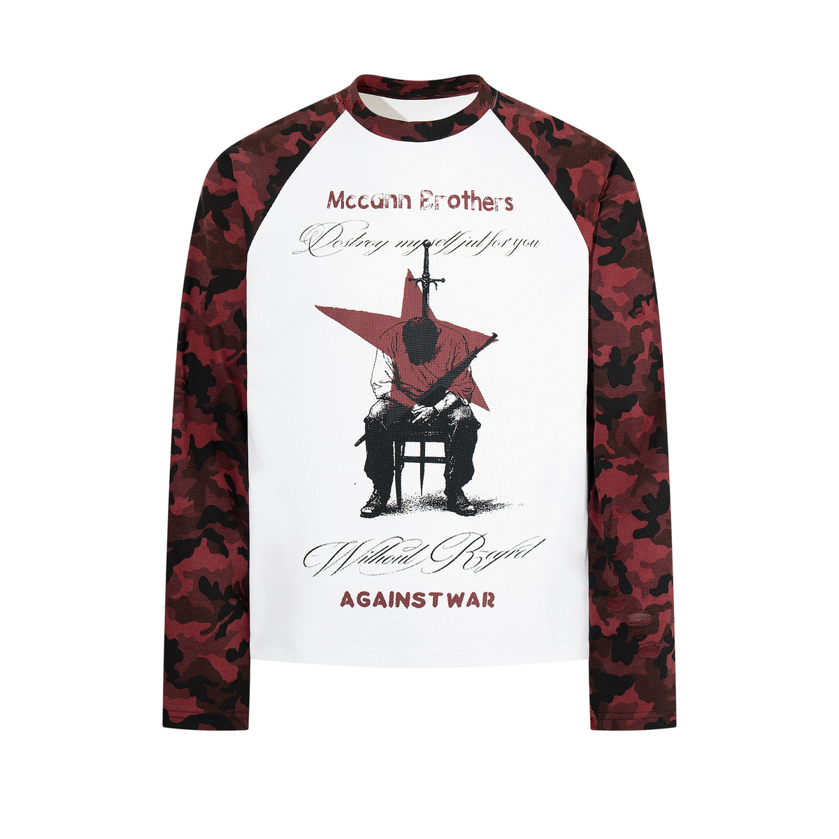Omirad Camo Raglan Graphic Long Sleeve