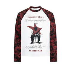 Omirad Camo Raglan Graphic Long Sleeve