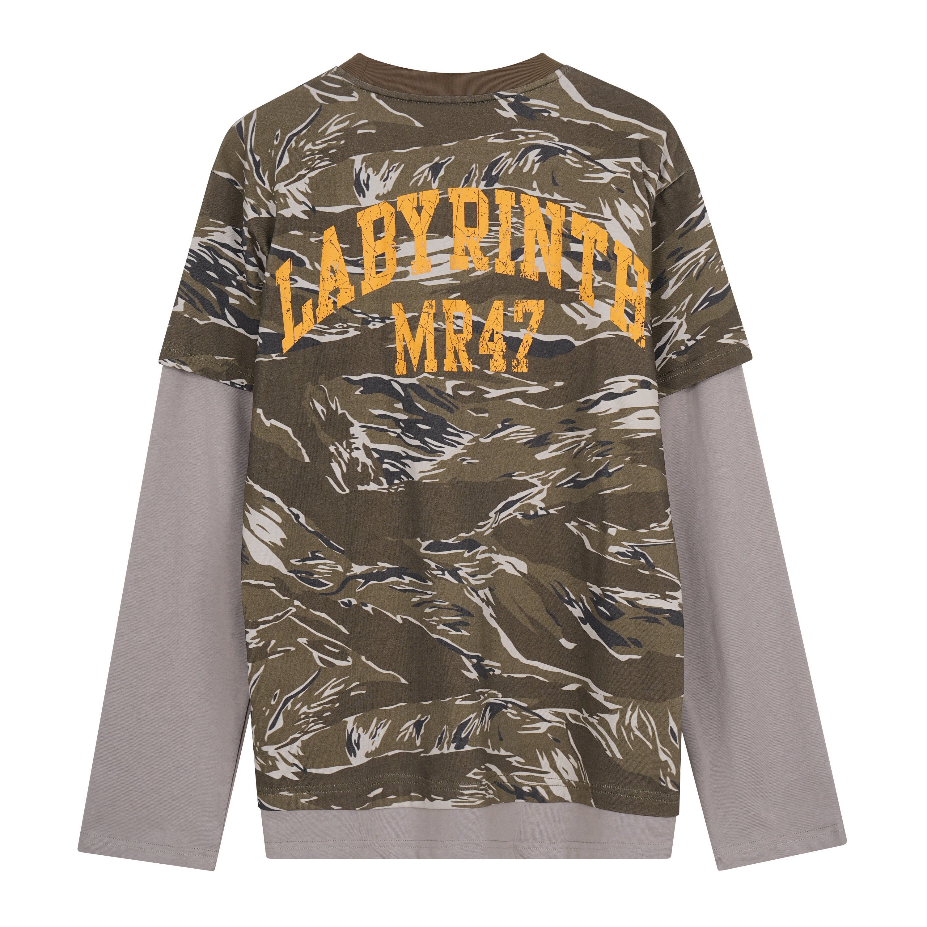 Omirad Camo Layered Long Sleeve Tee*