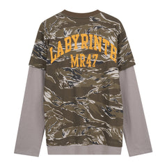 Omirad Camo Layered Long Sleeve Tee*